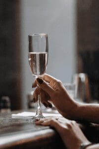 champagne flute