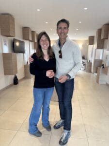 Perrine and David welcome you to the tasting room at Rafflin Lepitre on your next visit to Champagne.